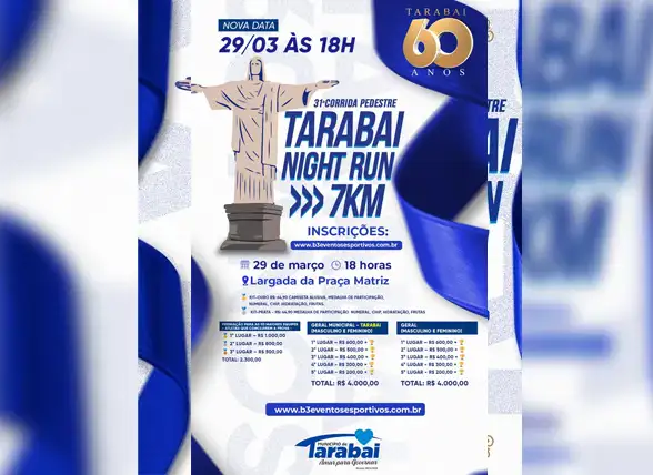 31° CORRIDA PEDESTRE DE TARABAI